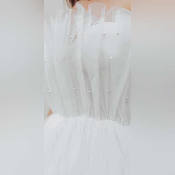 Untamed petals - Isabella pearl gown ivory, XS - Picture 5 of 7